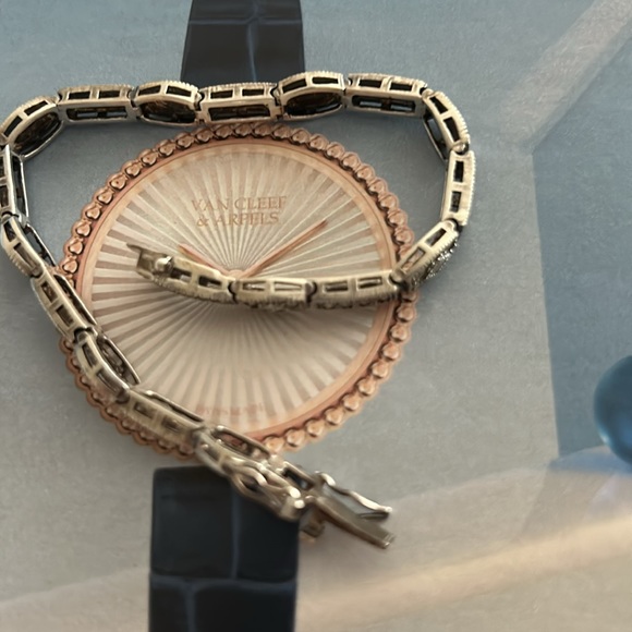 Marcasite Bracelet in 925 Sterling Silver Vintage - Picture 4 of 6